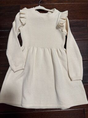 Cat & Jack Toddler Girls Knit Long Sleeve Sweater Dress 4T